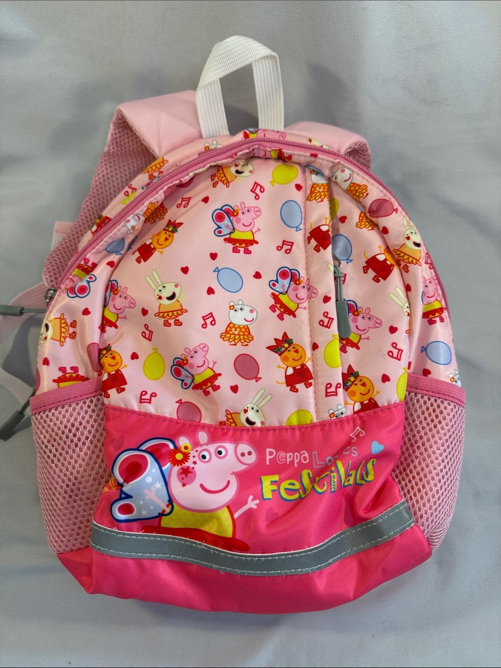 Peppa Pig Pink Multicolor Kids Backpack
